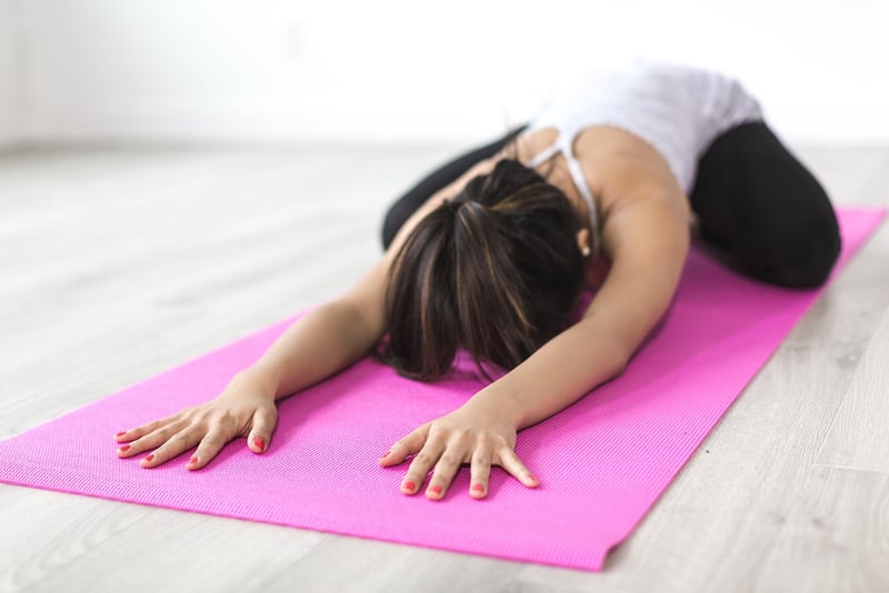 Restorative yoga practice